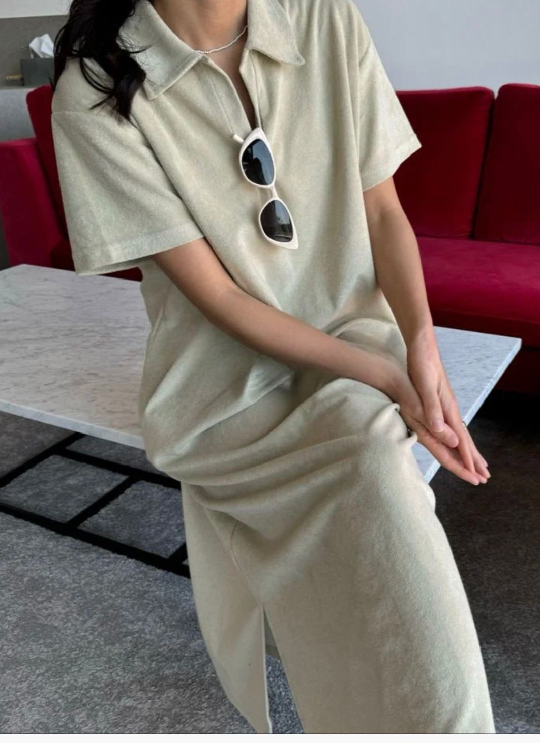 VIVIAN Dress Light-Khaki