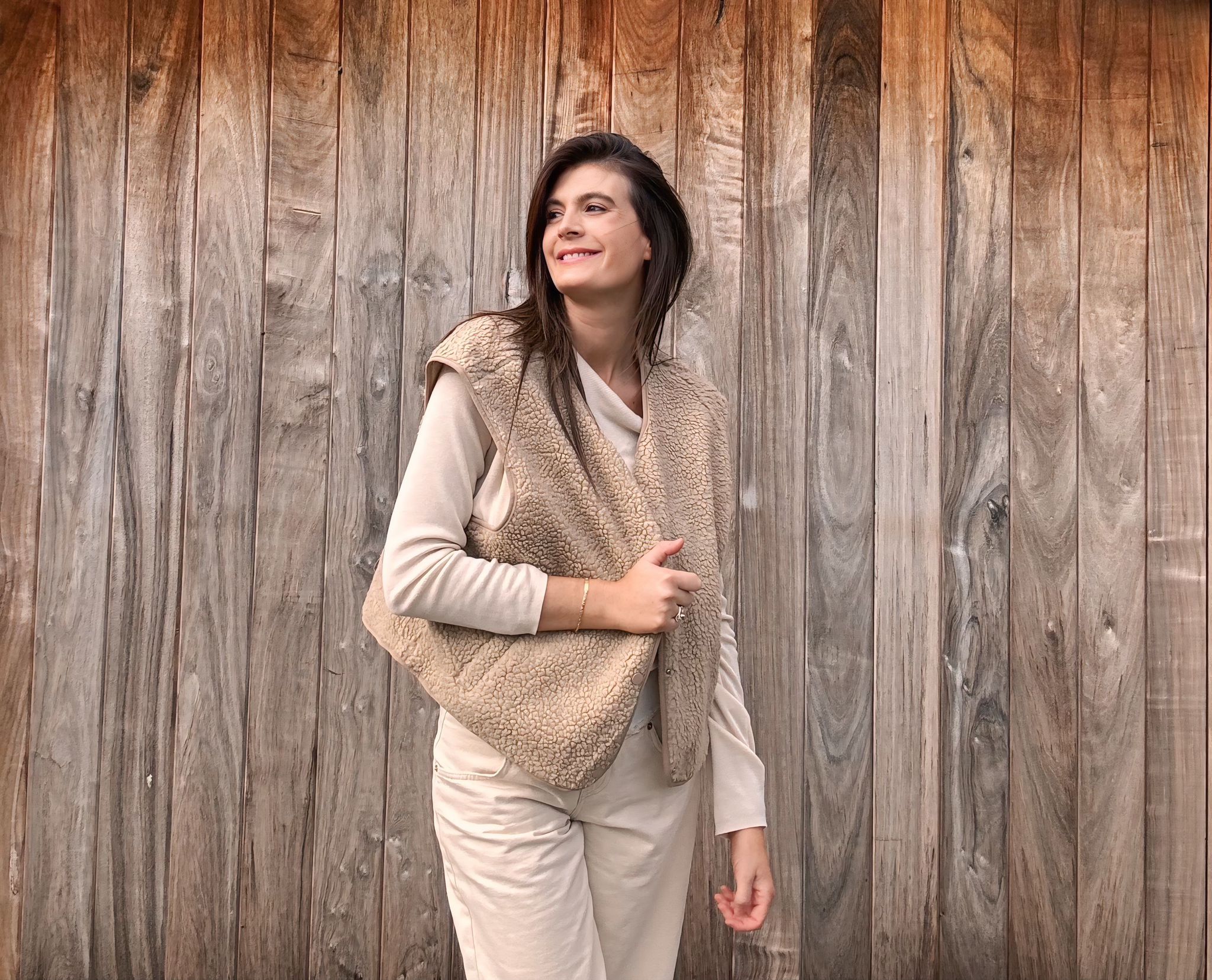 TEDDI Vest Beige